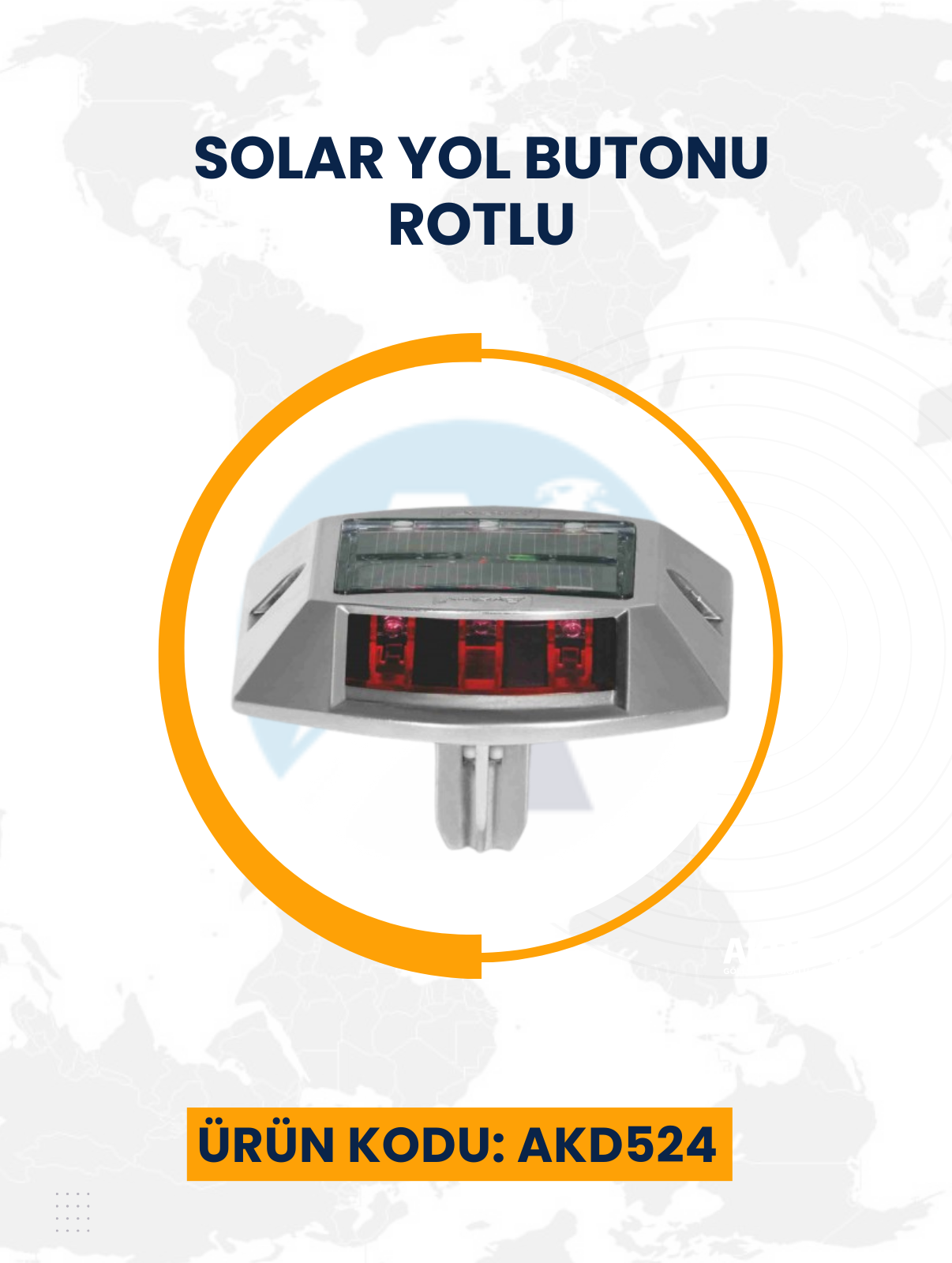 Solar Yol Butonu Rotlu